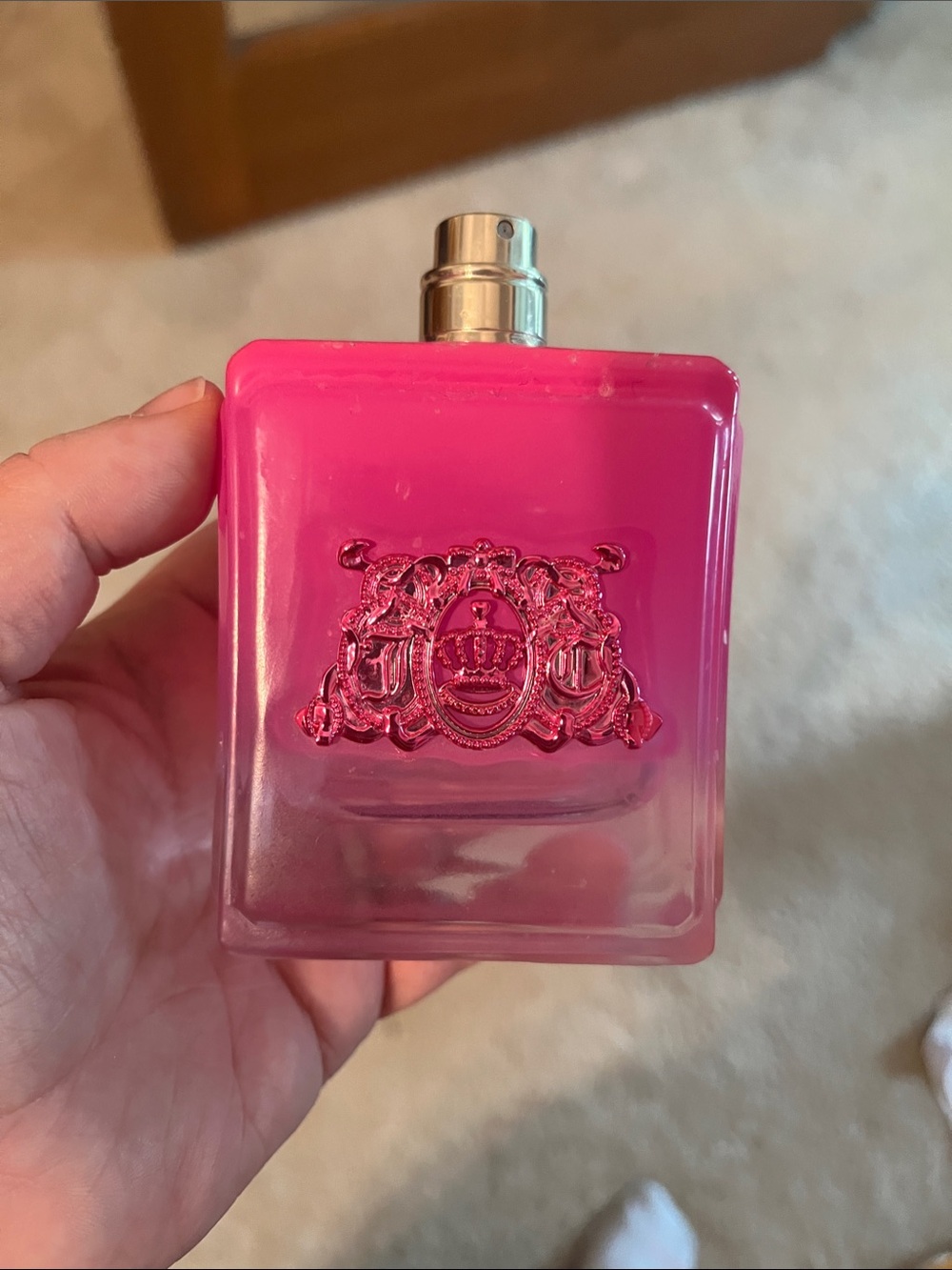 Pink Women's Fragrance Bottle - Designer Style